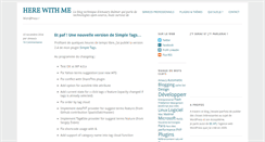 Desktop Screenshot of herewithme.fr